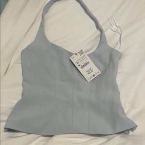 Elegant Blue Women's Top